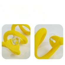 Suction Cup Hanging Flexible Silicone Reptile Spring Climbing Rack, Minimalist Fresh Bright Yellow Spiral Ring With Suction Cup Fixation For Climbing And Resting, Reptile Hide Tunnel, Reptile Tank Decor For Daily Husbandry, Crested Gecko And Arboreal Reptile Supplies - Multicolor - View 6