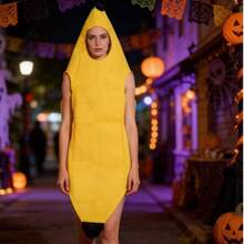 Banana Clothing - Adult Small Size - Neutral Fruit Tropical Food Role-Playing Novel Female Humorous Outfit, Adult Small Size Neutral Size, Halloween - Multicolor - View 1