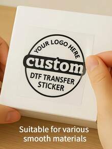 Stiker Transfer UV Kustom, Stiker 3D Warna-warni yang Dipersonalisasi, Stiker Teks Nama Logo Kustom, Label Tempel Tahan Air untuk Kotak Hadiah, Kemasan, Gelas, Botol, DIY Pernikahan & Branding Bisnis - Stiker UV berwarna - View 7