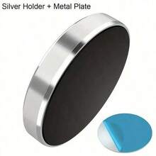 1/2pcs Round Magnetic Phone Holder, Strong Magnetic Suction Firmly Holds Phone, Compatible With Most Phone Models, Easy Installation Without Complex Tools, Flexible Placement In Car, Stable On Bumpy Roads, Perfect For Navigation And Watching Videos, Great Car Accessory - Round Magnetic Mount - View 13
