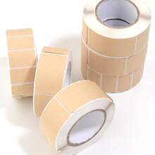 1 Roll/Pack Kraft Paper Self-Adhesive Labels, Handwritten Self-Stick Labels, Gift Packaging Marking Stickers, Stationery Planner Stickers, Storage Box, Bottle & Jar Organization Label Stickers - Apricot - View 5