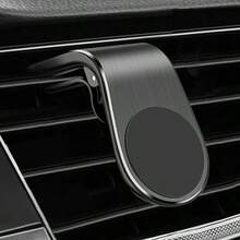 Dudukan Ponsel Magnetik Mobil, Dudukan Ponsel Ventilasi Udara Mobil, Cocok untuk Perangkat Navigasi Mobil, Braket Magnetik Berbentuk L - A - View 8