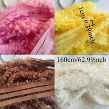 1pc 160cm Curly Creative Ribbon, Handmade DIY Accessories - Multicolor - View 6