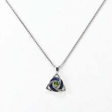New Birthstone Celtic Trinity Knot Necklace Vintage Crystal Birthday Stone Pendant - Multicolor - View 5