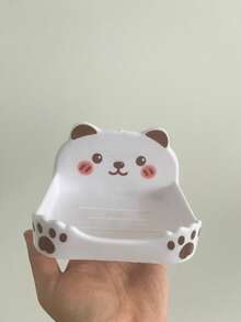 1 Set Pot Lid Holder And Ladle Rest 17.3x8.5cm 6.81x3.35 Inches, Cute Kawaii Bear Paw Kitchen Utensil Tray With Drip Tray Pad, Suitable For Spatula, Ladle, Tongs, Heat-Resistant Countertop Storage Rack, Keep Kitchen Stove Clean - Multicolor - View 9
