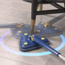 Super life Triangular Flat Mop-A Home Cleaning System Suitable For Various Types Of Flooring And Windows, Designed For Both Dry And Wet Use. - Mop - View 3