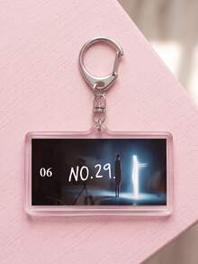 1Pc/9Pcs Bangtang K-Pop Album Song Themed Rectangular Acrylic Keychains, Featuring "Body To Body", "Alien", "2.0", "NO.29.", "SWIM", "Merry Go Round", "NORMAL" And "Like Animals" Designs, Fashionable Bag Charms - Multicolor - View 13