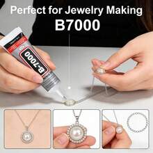 110ml B7000 Glue, Suitable For Making Hair Accessories, Brooches, Jewelry Inlays, Diamond Jewelry, Earrings, Pendants, Etc. This Is A Strong Adhesive With High Transparency, Perfect For Handmade Crafts, Jewelry Repair, Jewelry Making And Wooden Craft Projects. - Transparent - View 3