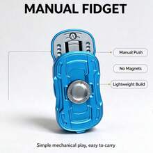 Ratchet Mechanical Push , Adult Portable Stress Relief Clicky Toy, EDC Small Gadget - Red - View 15