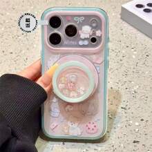 Foundation Cake Dog & Cat Magnetic Phone Stand, New Magsafe Compatible Airbag Phone Holder For Apple Phones - Multicolor - View 5