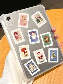 50pcs Retro Christmas Stickers For Adults Teens Sticker Enthusiasts Scrapbooking Journaling Laptops Skateboards More, Add A Fun Touch To Your Devices! - one-size - View 4