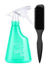 Hair Styling Tool Set, Includes Spray Bottle And Tail Comb, Practical Hair Accessories, Suitable For Detangling, Smoothing, Sectioning And Creating Daily Hairstyles, Lightweight And Portable, Suitable For Women's Home, Salon And Travel Use - Multicolor - View 13