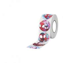 500pcs Stiker Gulung Versi Q Stiker Kartun Lucu untuk Akun, Buku Catatan, Ponsel, Dekorasi, Stiker Hadiah, Stiker Nama, Stiker Gulung Kartun Anime, Paket Stiker Gulung - MultiWarna - View 5