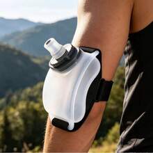 Portable Wrist Water Bottle, Ultra-Thin Soft Silicone Water Bottle With Adjustable Hook And Loop Strap And Bite Valve, 200ml Collapsible Hydration Gear, Suitable For Cycling, Running, Marathon, Hiking And Climbing, Compact Outdoor Athlete And Runner Sports Accessory - Multicolor - View 15