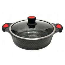Kitchen Cookware Set With 4 Lidded Pots And Frying Pan, Includes 2 Trivets, For Home Meal Preparation - View 5