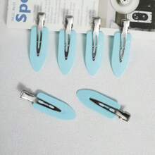 30pcs Women's Blue Hair Clips, Simple Versatile Spring Hair Clips, Daily Holiday Casual Hair Accessories, Hairstyle Styling Accessories - Blue - View 2