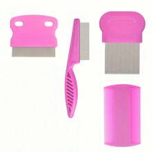 1pc High-Density Lice Comb . Clean And Comb Hair. Remove Lice And Dandruff. Fine-Toothed Comb For Hair Prone To Lice And Dandruff. Professional Lice And White Hair Comb, Special Lice Comb - Multicolor - View 6
