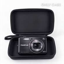 Portable EVA Hard Case For Digital Cameras, Protective Carrying Storage Bag For Fujifilm FinePix J250, Z90 And F480, Ideal For Travel And Outdoor Use - Black - View 2