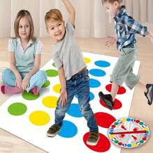 Interactive Dance & Body Motion Action Mat - Group Party Game For Kids With Balance Challenges And Finger Coordination Fun(Some Parts Are Randomly Colored) - Multicolor - View 2