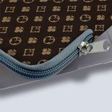 Classic Vintage Pattern Printed Laptop Bag/Briefcase - Made Of Soft Fabric, Compatible With Various Laptop And Tablet Devices, Equipped With External Zipper Pocket And Fixed Handle, Large Capacity Storage, Balancing Protection And Portability, Suitable For Work, Study And Travel, Essential For Daily Commute - Multicolor - View 7