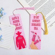 Romantic Pink Denim Acrylic Bookmark, Popular Spicy Read Merchandise From Booktok, A Fun Reading Gift For Fans Of Denim Romance Novels, Western-Style Enthusiasts And Book Lovers - One Size Fits All - View 6