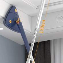 Super life Triangular Flat Mop-A Home Cleaning System Suitable For Various Types Of Flooring And Windows, Designed For Both Dry And Wet Use. - Mop - View 6