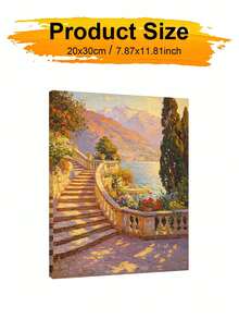 Paint By Numbers Beautiful Scenery Kit For Adults Frameless Acrylic Canvas Art, DIY Home Decor, Great Gift Idea For Birthdays, Holidays Gifts. - Sets - View 10