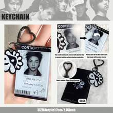 Gantungan Kunci Cor/Tis, CORE, Gantungan Kunci Singer, Gantungan Kunci Akrilik, Hadiah Kecil yang Lucu dan Indah, Aksesori Tas yang Tahan Lama. - MultiWarna - View 12