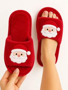 Women Home Slippers - Red - View 1
