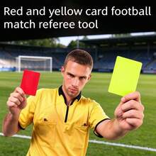 6/5/3/1 Pc Referee Card Set With Whistle, Red & Yellow Referee Cards For Soccer Football, Football Accessories & Referee Equipment For Match Training Games, With Card Case Score Pad Pen - Multicolor - View 9
