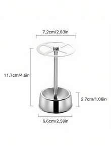 1 Stainless Steel Toothbrush Holder - Separate Bathroom Toothbrush, Makeup Brush Organization Rack, Multifunctional Storage Rack, Suitable For Storing Cosmetics, Tableware, Pens, Etc., Saving Space - Silver - View 10