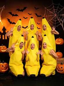 Banana Clothing - Adult Small Size - Neutral Fruit Tropical Food Role-Playing Novel Female Humorous Outfit, Adult Small Size Neutral Size, Halloween - Multicolor - View 2