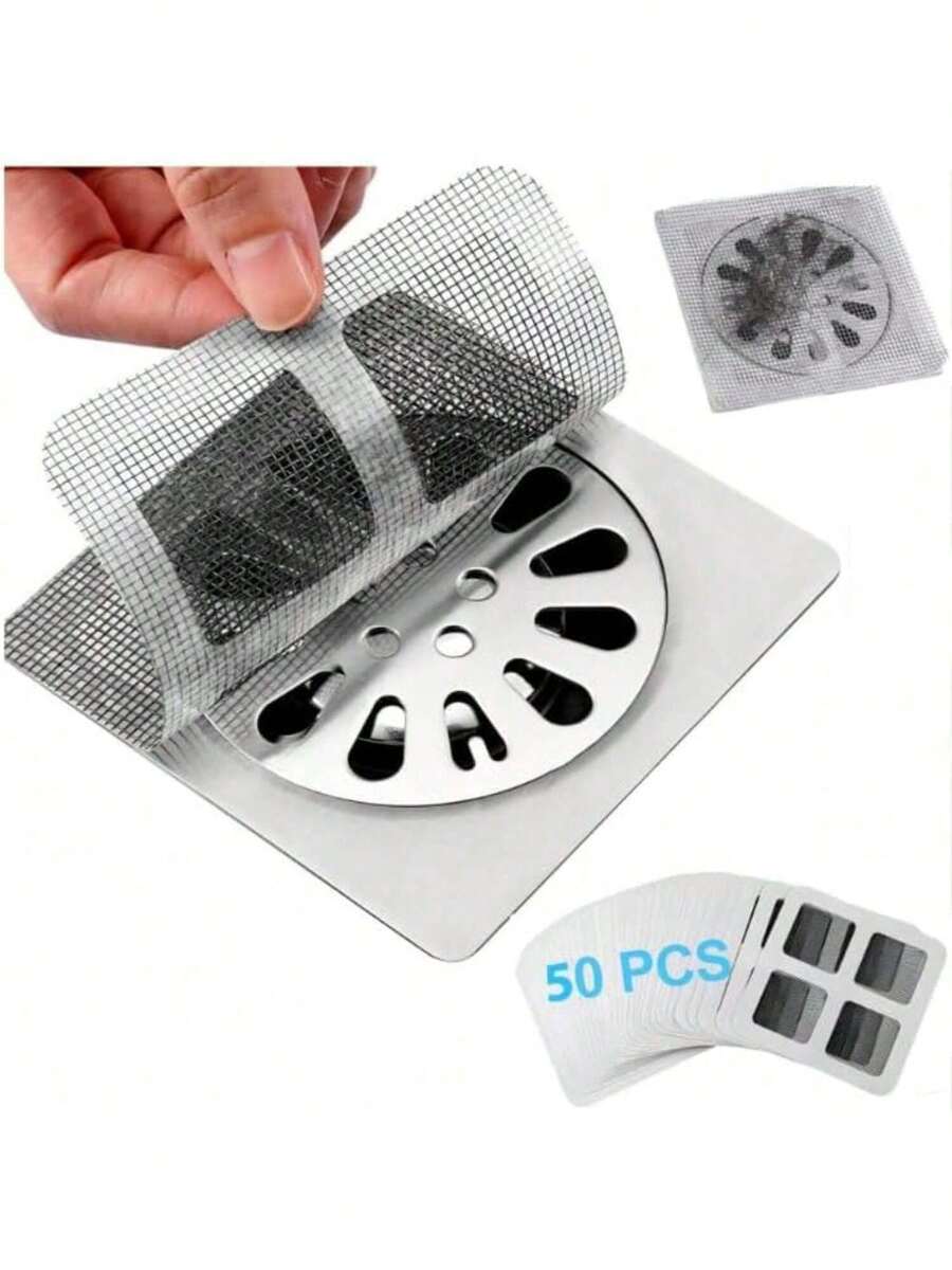 200/150pcs Drain Filter Covers, For Hair Clogging, Anti-Fly Silicone Filter Mesh, Home Bathroom Kitchen …Anti-Cockroach Anti-Od - A - View 1