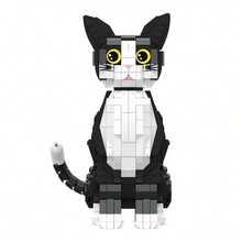 801PCS, Mainan Rakitan Balok Bangunan Kucing, Set Balok Bangunan Hitam Putih Koleksi, Cocok untuk Dekorasi Meja dan Sebagai Hadiah untuk Pecinta Kucing, Juga Dilengkapi Komponen Rakitan Balok Bangunan yang Dirancang untuk Pria dan Wanita. - 1 buah - View 5