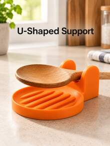 3pcs/1pc Multifunctional Kitchen Draining Rack - Pot & Utensil Holder With Drip Tray, Heat-Resistant Kitchen Rack, Desktop Cooking Utensil Organizer, Anti-Stain Kitchen Rack, Suitable For Chopsticks, Spoons, Forks, Spatulas, Heat-Resistant Draining Rack, Suitable For Stove And Kitchen Countertop, Space-Saving Kitchen Storage Tool, Home Kitchen Accessory - Multicolor - View 6