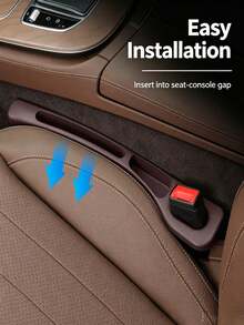 1 Pair Upgraded Car Seat Gap Filler Strips, Gap Sealing Anti-Drop Strips, Prevent Items From Falling And Leaking, Can Store Small Items, Fit Most Car Models, Effectively Improve In-Car Comfort And Convenience, Car Interior Accessories, Car Gap Storage Accessories, Car Storage Goodies, Holiday Gift Choice, Car Interior Decoration Accessories, Car Small Accessories - Multicolor - View 4