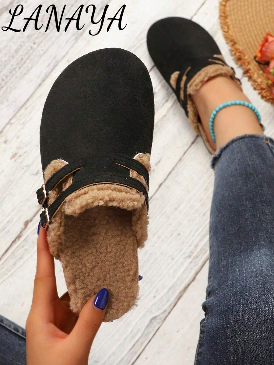 Women's Plus Size Mesh Floral Embroidered Flat Ballet Shoes, Vintage Style, Black, Summer, Cross Elastic Strap - Black - View 1