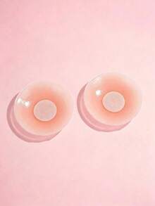 10pcs Silicone Nipple Covers, Portable Storage Box, Skin-Friendly & Breathable, Invisible Breast Pads For Dress Underwear - Multicolor - View 7