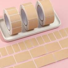 1 Roll/Pack Kraft Paper Self-Adhesive Labels, Handwritten Self-Stick Labels, Gift Packaging Marking Stickers, Stationery Planner Stickers, Storage Box, Bottle & Jar Organization Label Stickers - Apricot - View 7