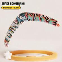 Boomerang Flying Toy, V Shape Returning Throw Game, Outdoor Lawn Throwing Sport Toy For Backyard Activit - Multicolor - View 11