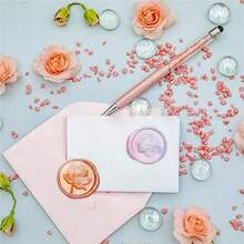 1pc 3D Embossed Snowman/Mushroom/Rabbit/Snowflake/Gift Thickened Brass Wax Seal Stamp Head (Handle Not Included, Handle Needs To Be Purchased Separately), Perfect For Wedding Invitations, Envelopes And Gift Packaging - Single Piece - View 8