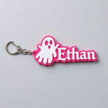 Custom Shaped Name Keychain, Custom Pumpkin & Ghost Pattern, Personalized Keychain, Suitable For Backpack, Party Gift, Halloween Gift - Multicolor - View 23