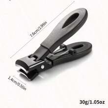 Thickened Wide Mouth Anti-Splash Nail Clipper, Single Large Opening Nail Cutter Suitable For Thick/Hard Nails, Sharp Toenail And Fingernail Manicure Tool - A - View 5