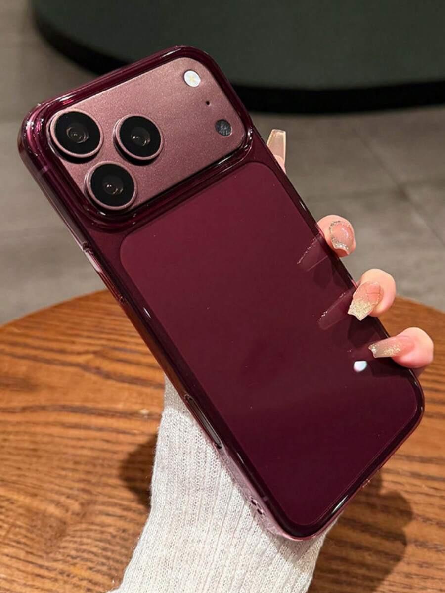 極簡透明亮面相機保護手機殼，相容 iPhone 18 Pro Max 17 Pro Max 17 Pro 17 Air 16 Pro Max 15 14 13 Pro Max，磨砂透明背蓋