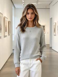 Women Tops - Grey - View 2