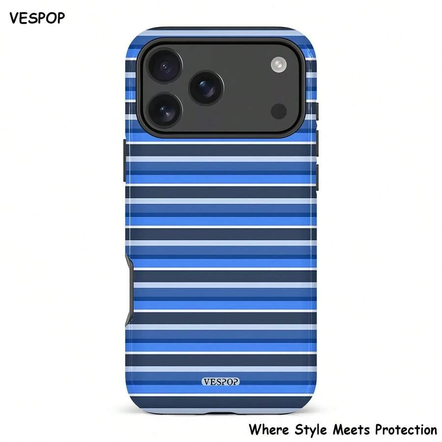 VESPOP Striped Element Fashion Phone Case - Compatible With Iphone 18/17/16/15/14/13/12/11 Pro Max/Pro Plus/12 Mini/13 Mini, Compatible With Galaxy S26 S25 S24 S23 S22 S21 Plus Ultra, Compatible With Pixel 8 9 10 PRO - Mixed Color 1 - View 1