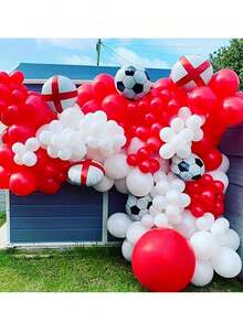 5pcs 18-Inch Red Latex Balloons, Suitable For Wedding, Birthday, Valentine's Day Party, Anniversary, Indoor And Outdoor Decoration - Red - View 3