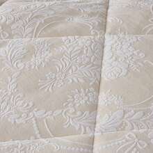 ARISE - Edredón de Borreguillo Floral Extra Cálido y Suave, Acolchado de Invierno para Cama, con Fundas de Almohada, 180 x 240 cm, 220 x 240 cm y 240 x 260 cm - Camel - Ver 8
