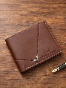 Bộ 4 món quà tặng nam dịp lễ gồm đồng hồ thạch anh thời trang casual, bút ký, vòng tay và ví - màu nâu - Xem 3