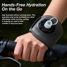 Portable Wrist Water Bottle, Ultra-Thin Soft Silicone Water Bottle With Adjustable Hook And Loop Strap And Bite Valve, 200ml Collapsible Hydration Gear, Suitable For Cycling, Running, Marathon, Hiking And Climbing, Compact Outdoor Athlete And Runner Sports Accessory - Multicolor - View 14